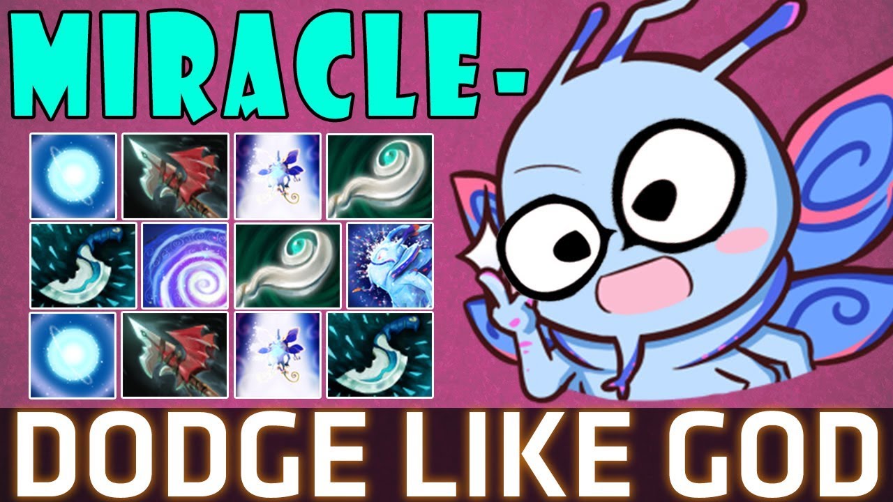 Dota 2 - Miracle- Puck Gameplay 7.07b - DODGE like GOD !!!