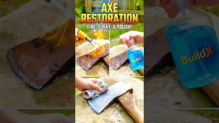 Old Rusted Axe Restoration! Clean Metal Axe From Rust