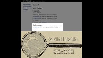 Spinitron Search tutorial video