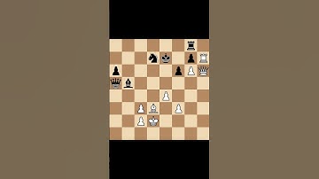 Crushing Attack in Middlegame - Black to move - #Chess Daily Puzzle