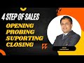 4 step of any sales call  santosh nair