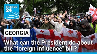 Georgia approves "foreign influence" bill: what role could President Salome Zourabichvil play?