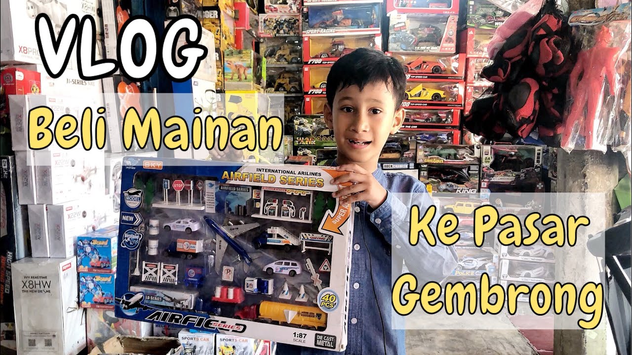 Murah Banget..! Beli Robot Tobot di Pasar Gembrong,,. 