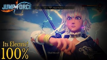 |100% DAMAGE LIGHTNING TYPE B CAC BUILD| JUMP FORCE