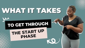 What it takes to get through the start - up phase | Ariana Jay