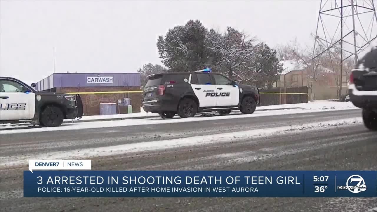 3 arrested in shooting death of 16-year-old girl after home invasion in ...