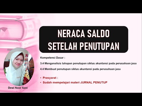 Video: Jenis akun mana yang tidak akan muncul di Neraca Saldo Setelah Penutupan?