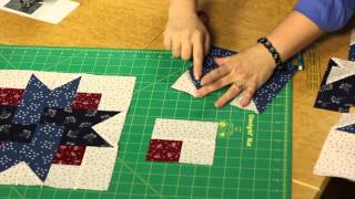Celebrity Quilting Quickly: Four-Patch Star Quilt - Star Patterns Net Worth