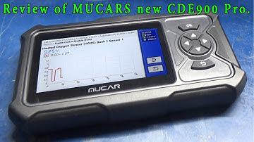 Review of the new MUCAR CDE900 PRO Scan Tool with 28 Reset Functions.