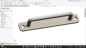 How To Make Door handle in SolidWorks  | SolidWorks | SolidWorks tutorial | SolidWorks exercises