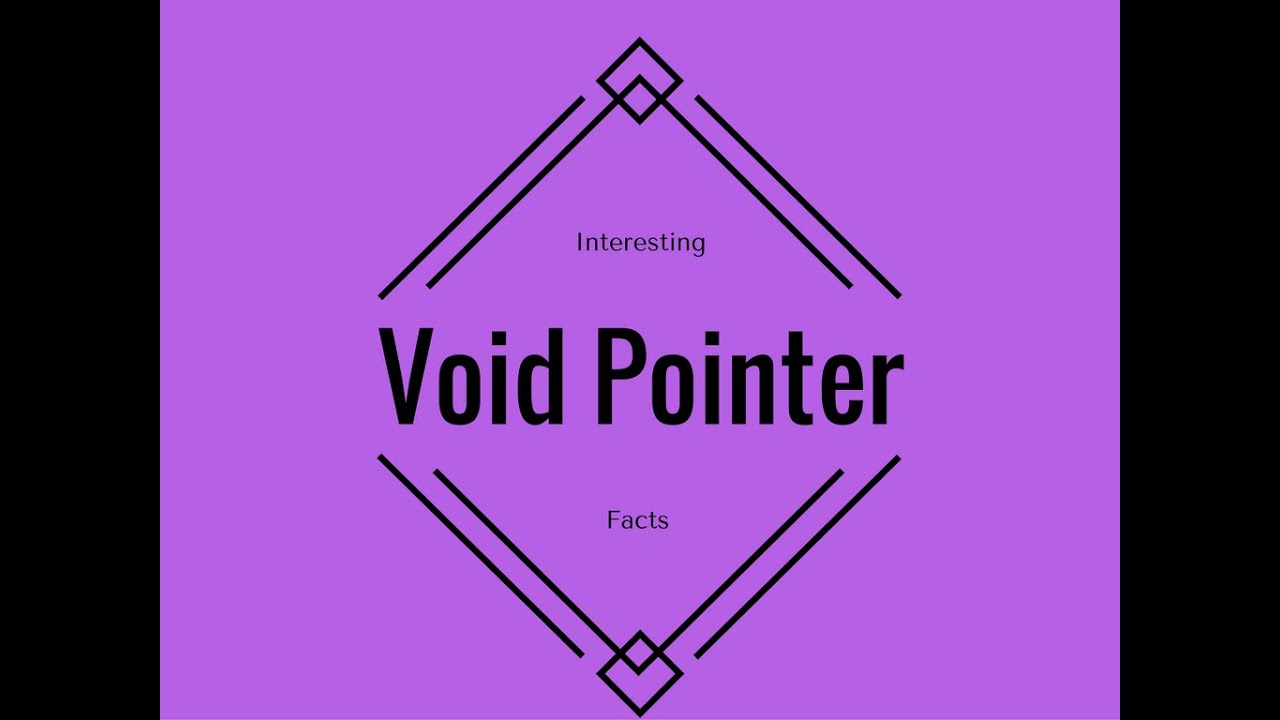 Ссылка на void. Void pointer. преобразование void указателя. интердастинг.