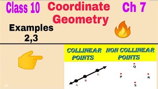 Math class 10 Chapter 7 Examples 2,3|Coordinate Geometry 🎯||#cbse #ncert#math