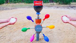 EXPERIMENT: Coca Cola and Mentos vs Balloons