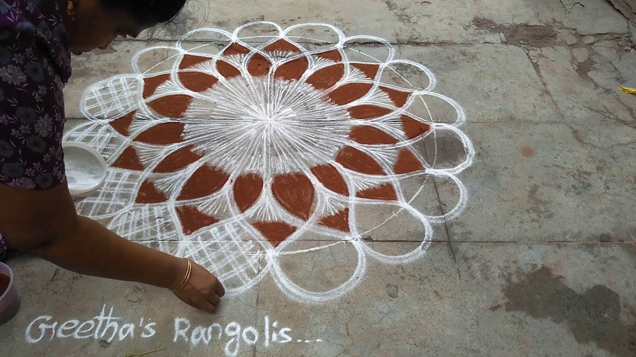 FRIDAY KOLAM/Lamp kolam YouTube
