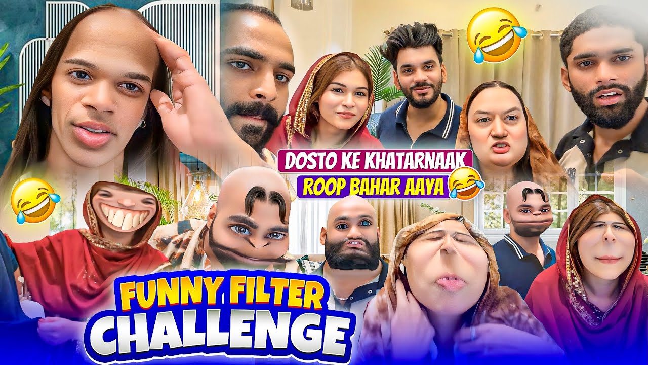 😱Funny Filter Challenge Gone Extreme Funny😂| has has k peth dukh gaya🤣🤣🤣Aarti vlogs |