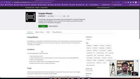 Publishing My First VS Code Extension: SnippetMaster Demo and Tutorial