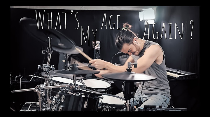 What's My Age Again? Drum Cover version - Drum Cover performance video thumbnail