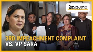 Religious Groups, Priests, At Lawyers Naghain Ng 3Rd Impeachment Complaint Laban Kay Vp Sara Duterte