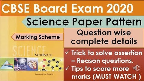 Science Marking Scheme Class 10 CBSE Board 2020 | Pattern, Questions, Syllabus | Vertika Goyal
