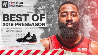 James Harden BEST Highlights \& Plays from 2019 NBA Preseason!