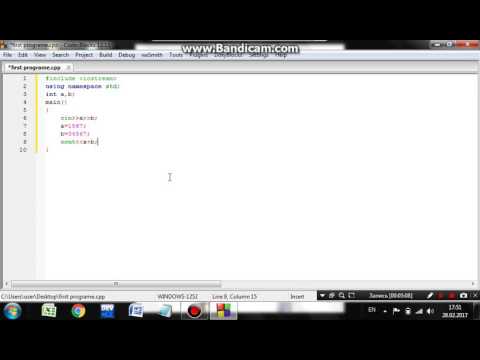 როგორ დავწეროთ პროგრამა code::block-ზე (ნაწილი 1)