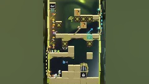 Lemmings. World 8 - Asteroid. Level W 31-3. Perfect Walkthrough.