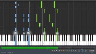 Vignette de la vidéo "Davy Jones - Piano Tutorial (100% Speed) Synthesia + Sheet Music"