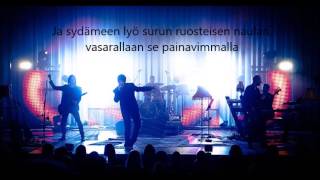 Video thumbnail of "Happoradio - Mies vailla huomista lyrics"