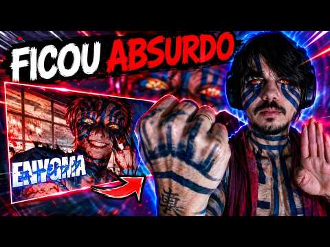 (MELHOR DELE) REACT Presságio de Destruição | Akaza (Kimetsu no Yaiba) | Enygma | REACT / IcaroReact