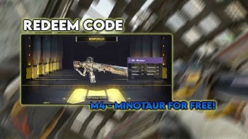 *NEW* REDEEM CODE COD MOBILE 2021 | CODE REDEEM M4 - MINOTAUR FOR FREE!