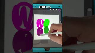 How to use the complementary color wheel in procreate, digital art