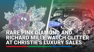 Rare pink diamond and Richard Mille watch glitter at Christie's luxury sales | ABS-CBN News