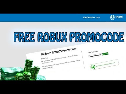 Roblox Promo Code Gives Out Free Robux Obc No Inspect Element