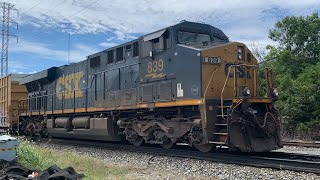 CSX L111-16 (M300-13) with 839 Leading