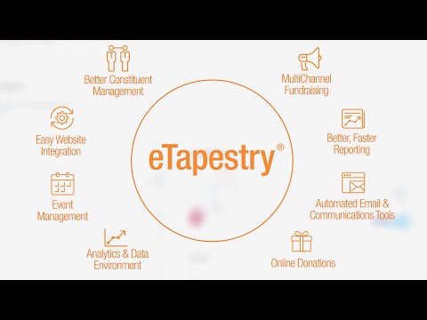 Introducing the new eTapestry® - Fundraising Starts Here