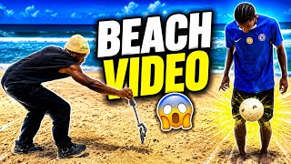 I Shot A Creative Phone Beach Football Video