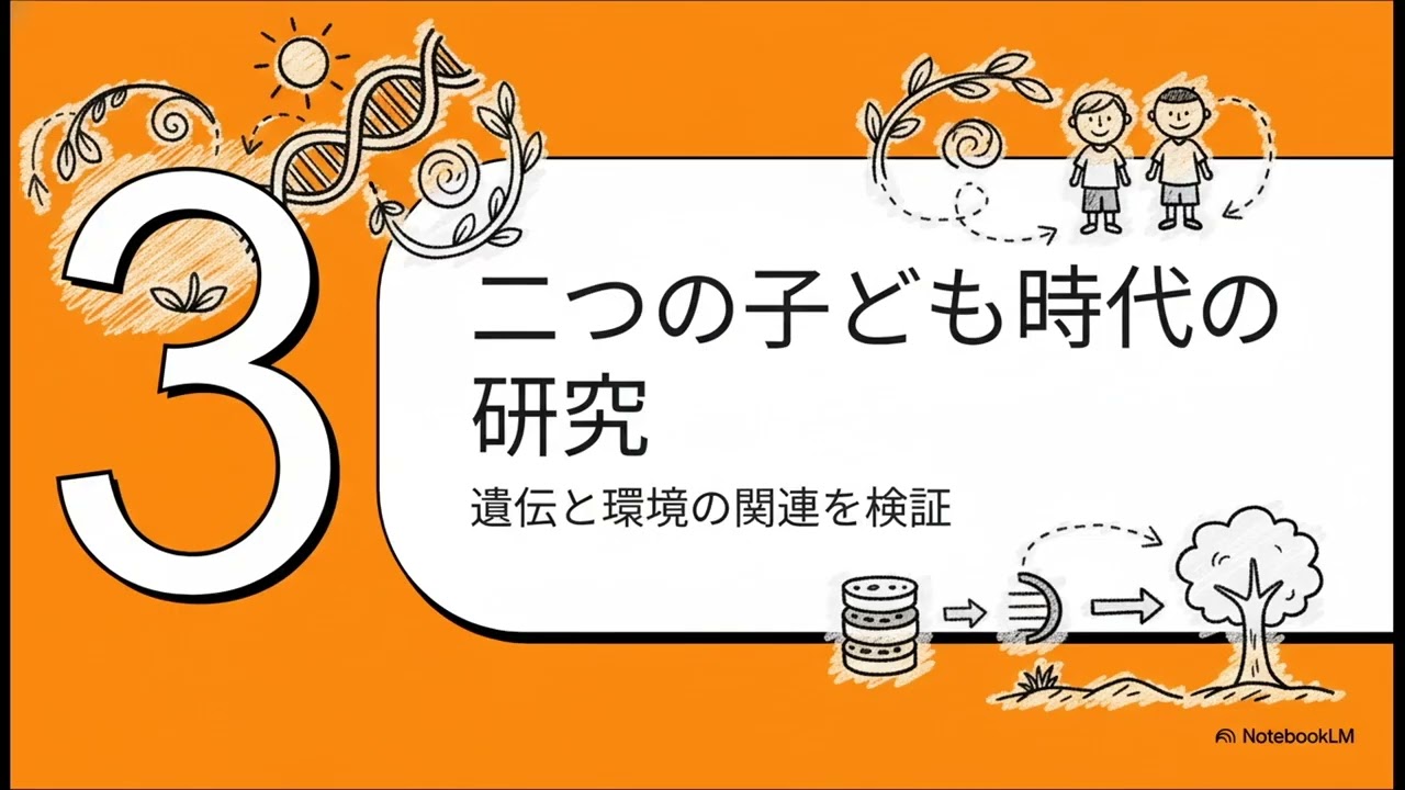 遺伝か、環境か、という問いはもう古いのかもしれない・理由研究所