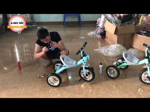 Hướng dẫn lắp xe đạp 3 bánh con bọ rùa |Hotline: 0374694995| - youtube