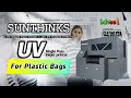 Sunthinks su230 uv single pass printer for plastic express bags