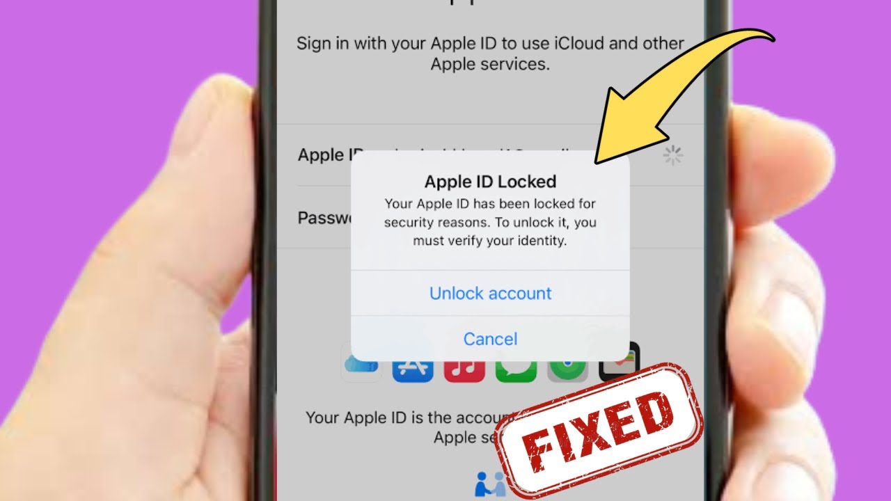 Apple iD Locked | This Apple iD has been Locked for Security Reasons ...