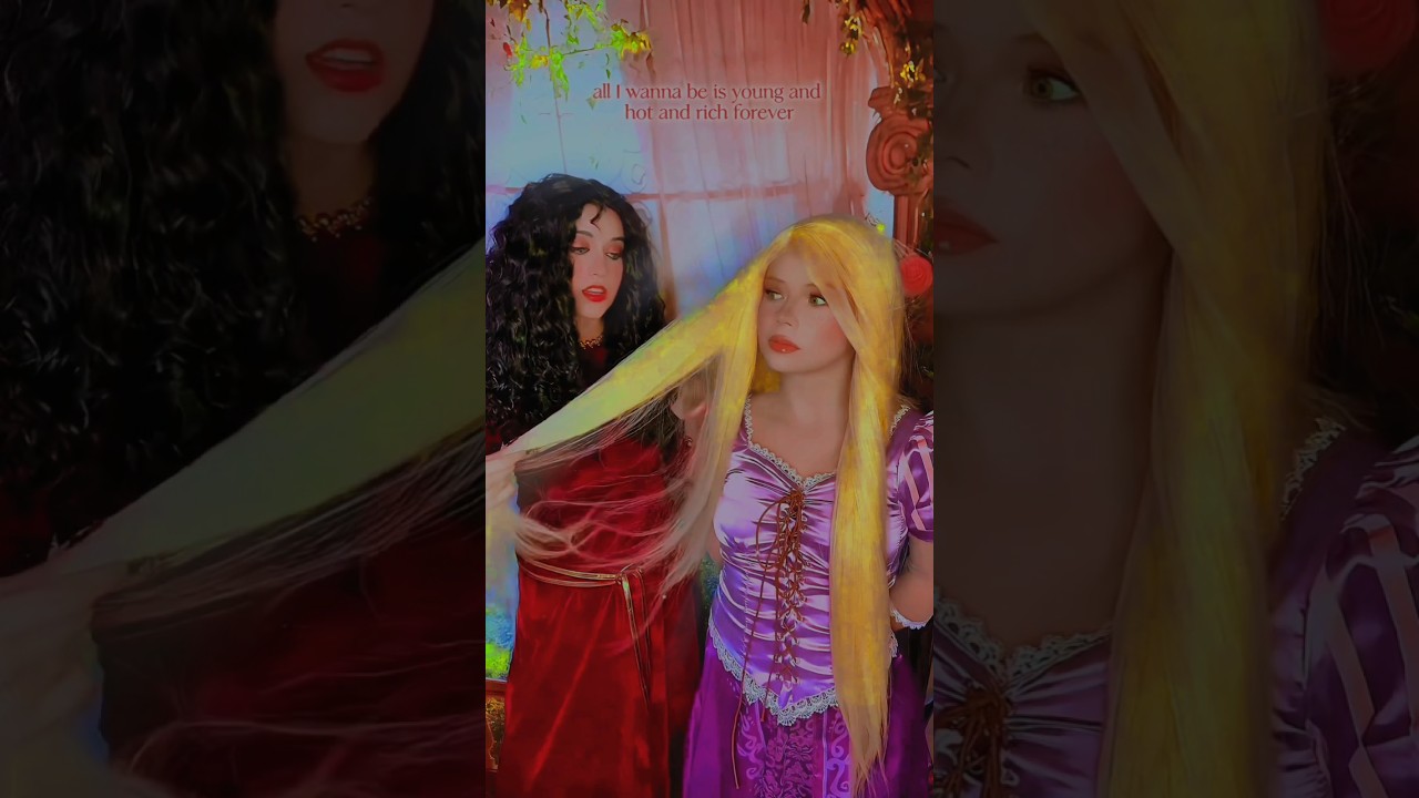Is it too much to ask? | Mother Gothel & Rapunzel @nikkihatsunecosplay#cosplay | Tangled