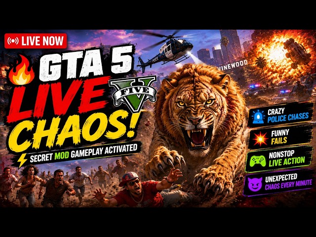 GTA 5 LIVE – DON’T BLINK! SECRET MOD ACTIVATED | Ep 81 #gtalive #gtaonline