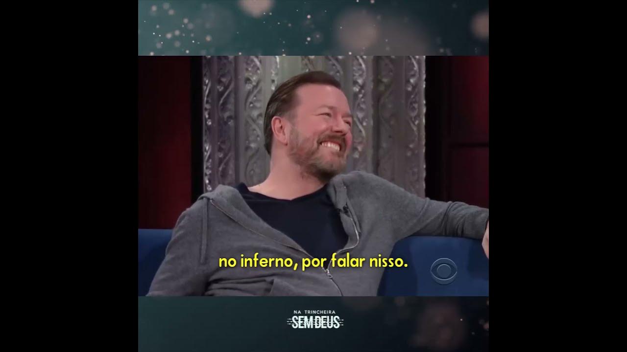 Ricky Gervais e Stephen Colbert debatem religião - YouTube