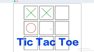Scratch Games 3.0 / Tic Tac Toe game. tutorial ❌⭕