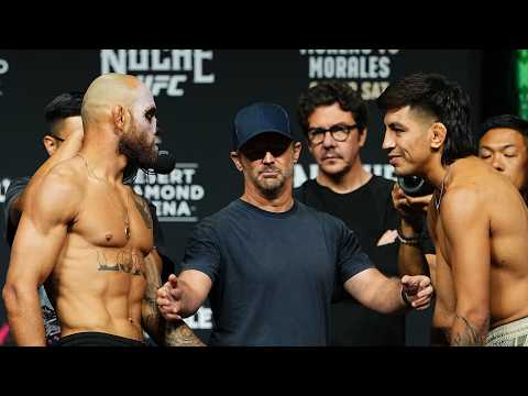 Weigh-in Face-offs | Noche UFC: Silva vs. Delgado