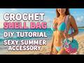 Crochet Shell Bag Tutorial 🐚 DIY Summer Beach Bag | Easy Handmade Crochet Accessory