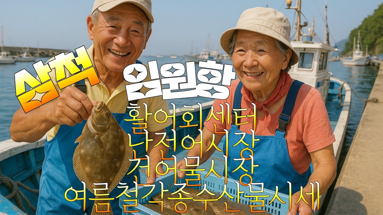 水産市場 삼척시임원항 여름철 각종수산물시세 견문록♡삶2436/Samcheok Imwon port fish market, korea