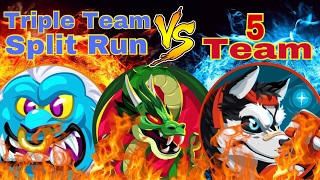 TRIPLE TEAM SPLIT RUN★ 3 VS 5 TEAM ★ AGAR.IO MOBILE ★ INSANE SPLIT RUN ★ EPIC DESTROYED