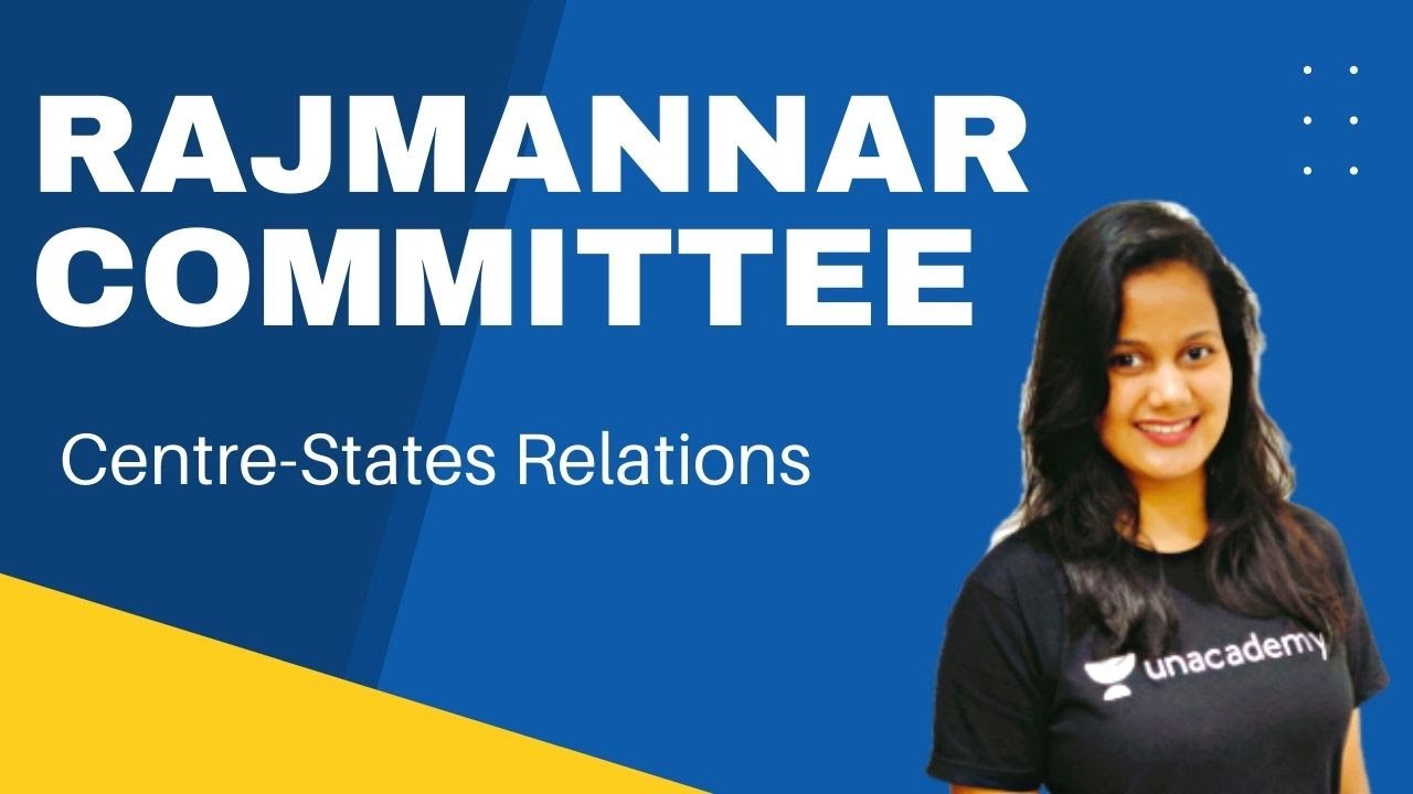 Rajmannar Committee: Key Recommendations on Federalism🔥