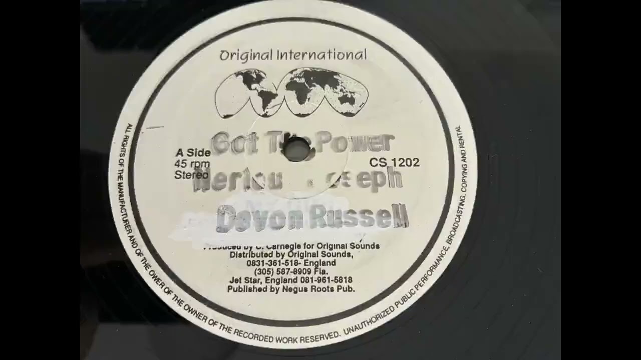 Nerious Joseph & Devon Russell - Got The Power